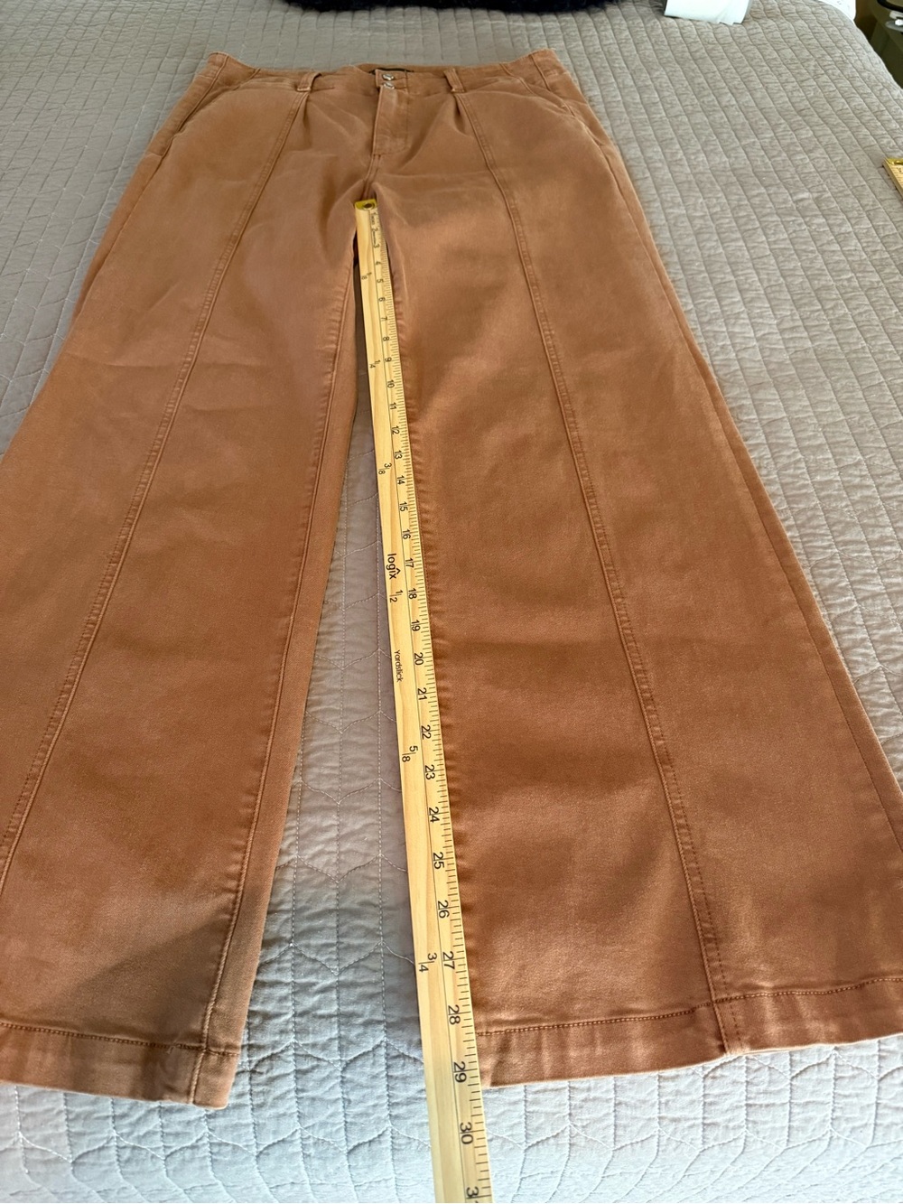 PAIGE Brooklyn High Waisted Wide-Leg Trousers! - Picture 8 of 13
